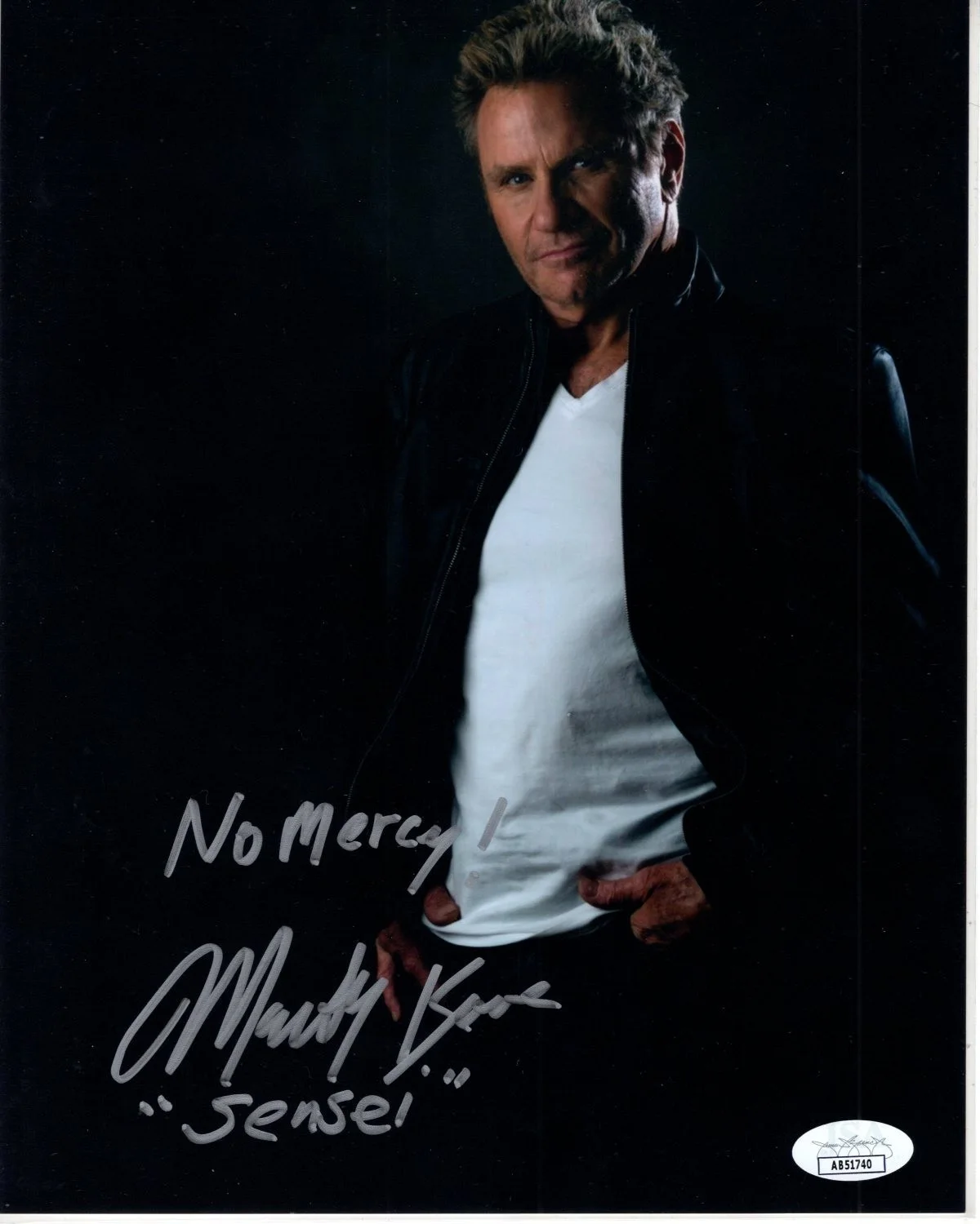Martin Kove — Martin Kove signed autographed 8x10 Cobra Kai Sensei John Kreese photograph JSA