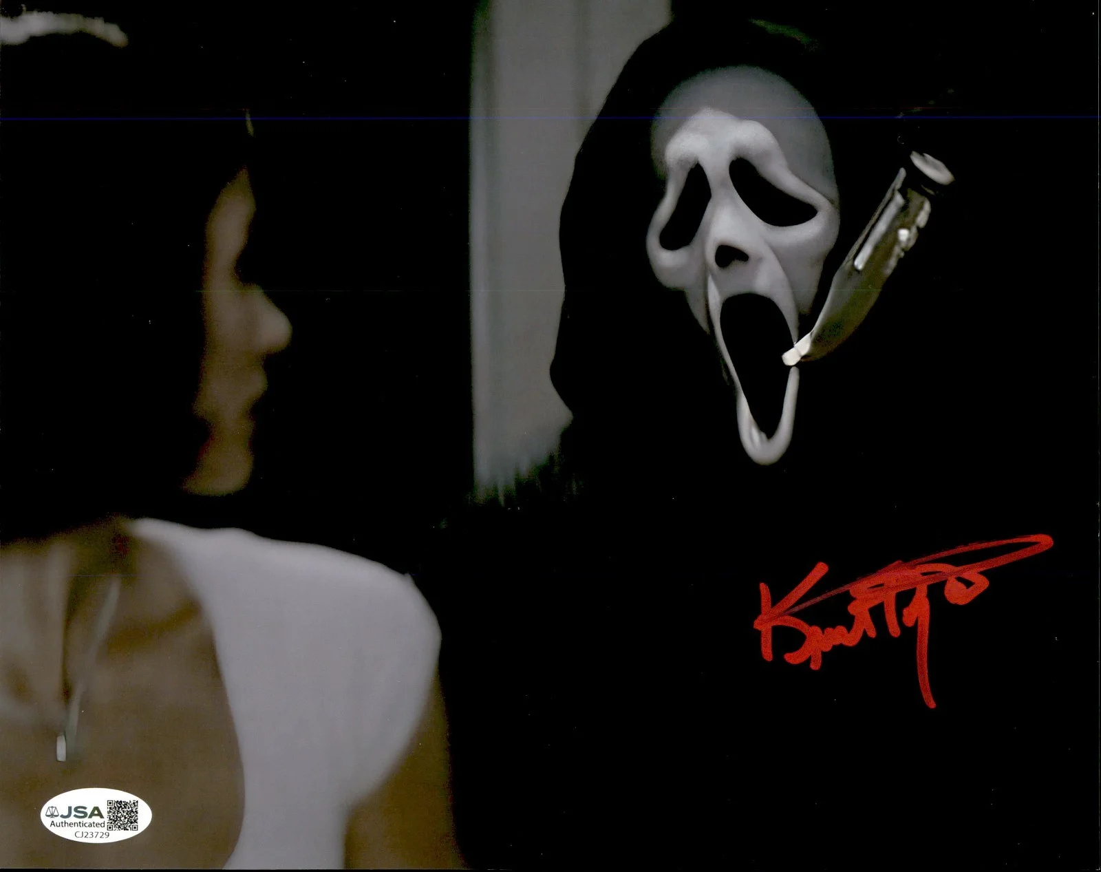 Kurt Bryant — Kurt Bryant Signed Scream 2 Ghostface 8x10 Photo #1 JSA COA