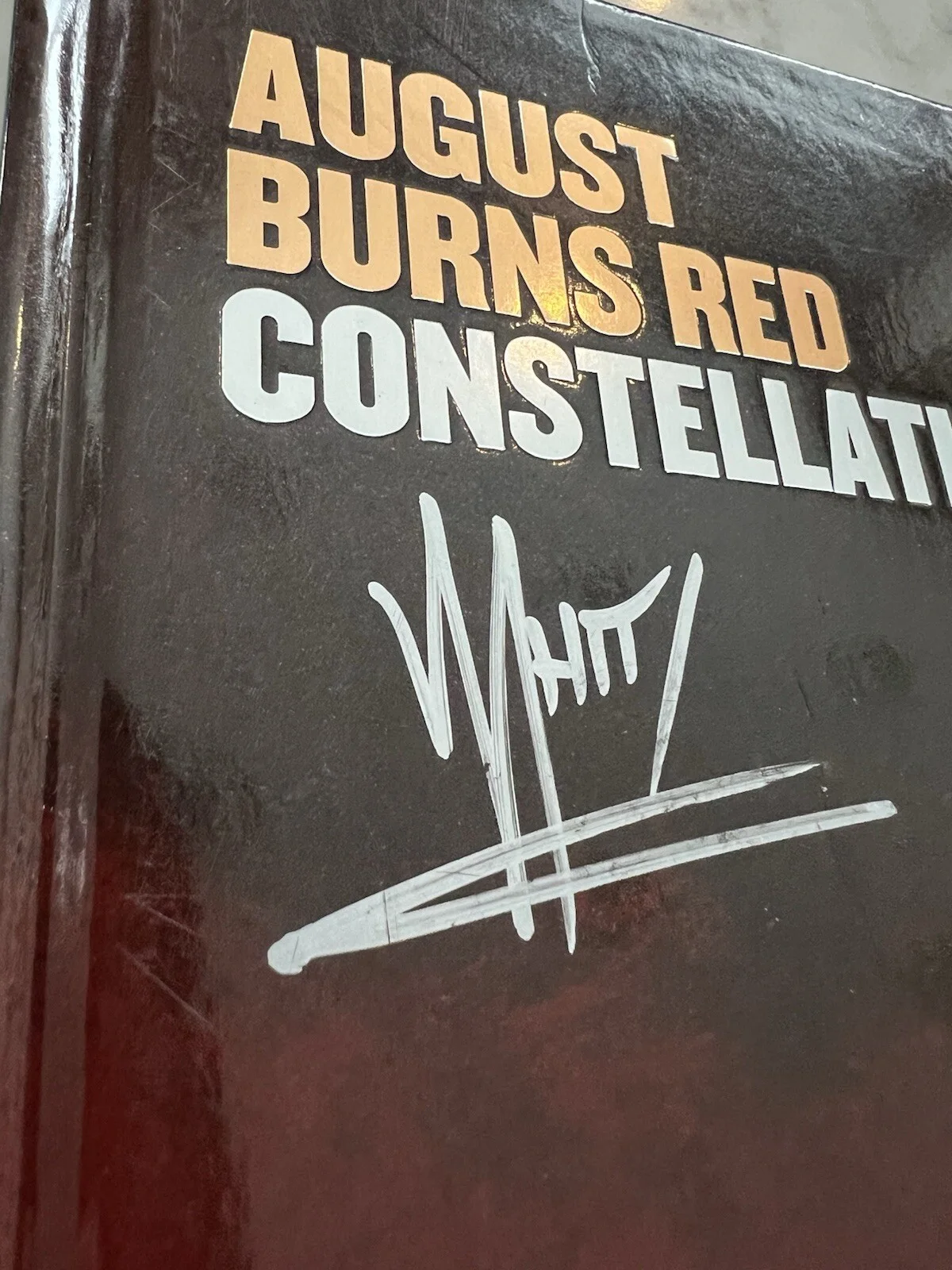 August Burns Red Constellation 10 Year Hardcover Tour Book Signed Copy!, image 2