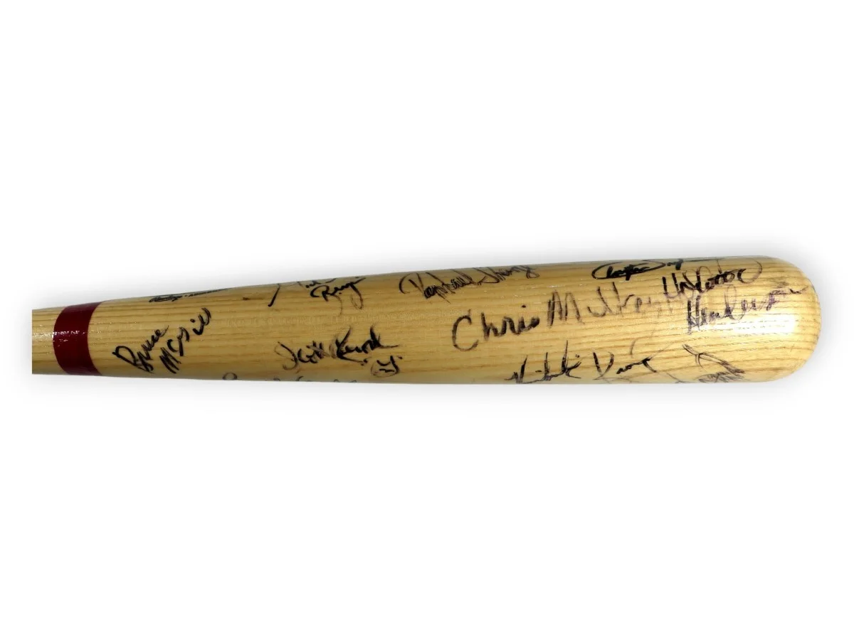 Meat Loaf Signed Autograph Baseball Bat Bruce McGill Gault 16 Autos JSA YY54443, image 5