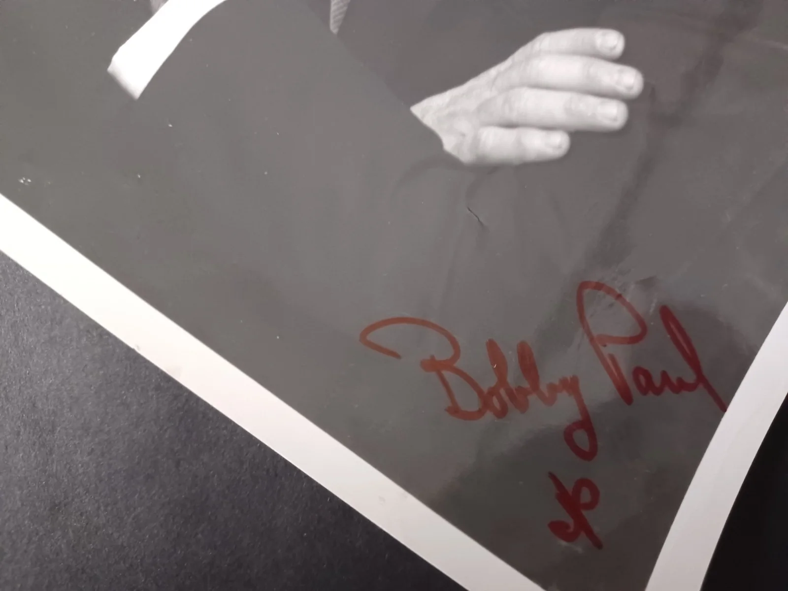 Bobby Paul Signed 8x10 Vintage Photo - Singer, Entertainer, image 3