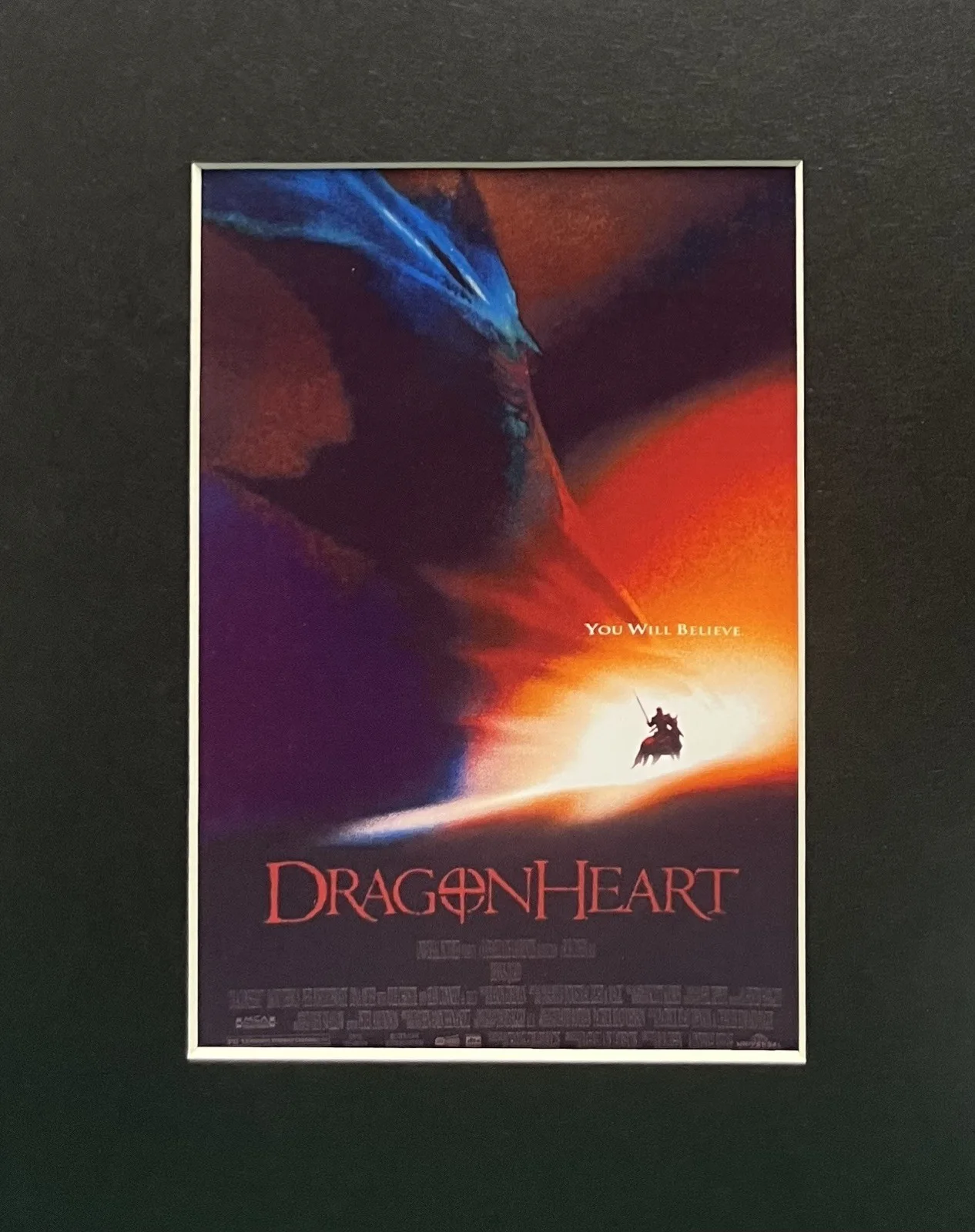 DRAGONHEART. 35mm Film Cell Mounted Display, image 2