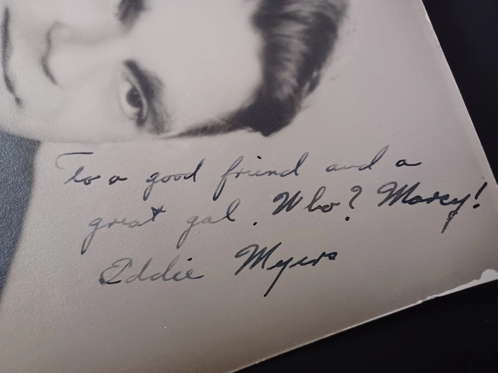 Eddie Myers Signed 8x10 Vintage Photo - Musician - Trumpet, изображение 2