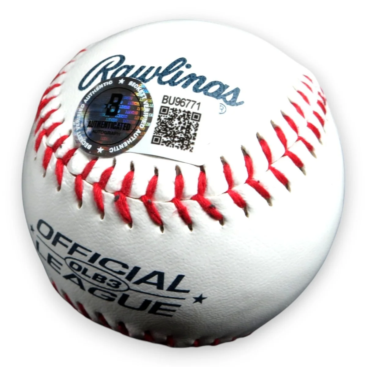 Rian Johnson — Rian Johnson Signed Autographed Baseball Knives Out Star Wars BAS BU96771, image 2