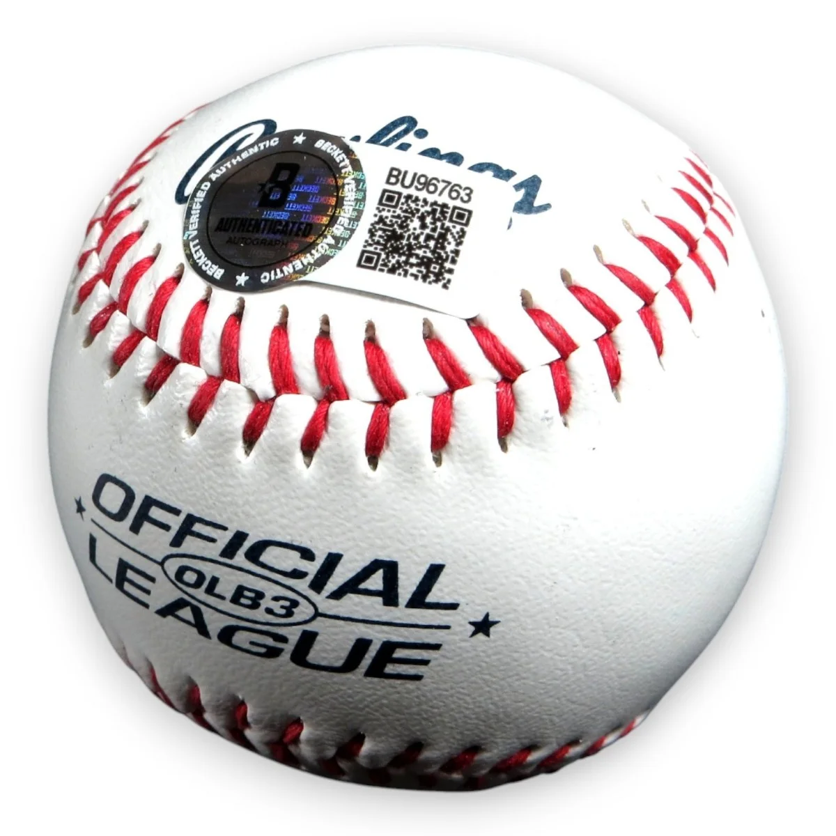 Sean Baker — Sean Baker Signed Autographed Baseball Florida Project Red Rocket BAS BU96763, image 2