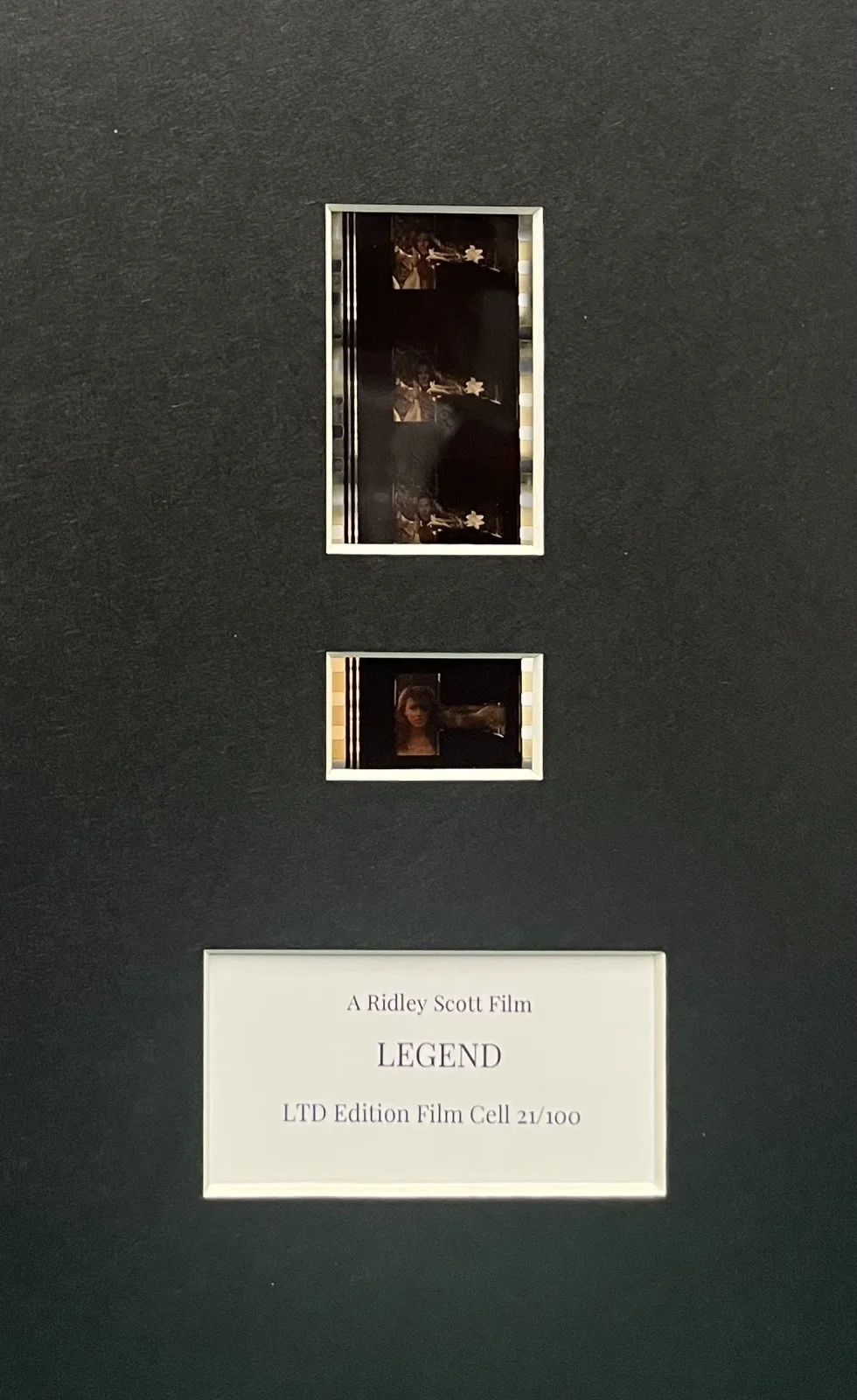 LEGEND. . 35mm Film Cell Mounted Display, image 3