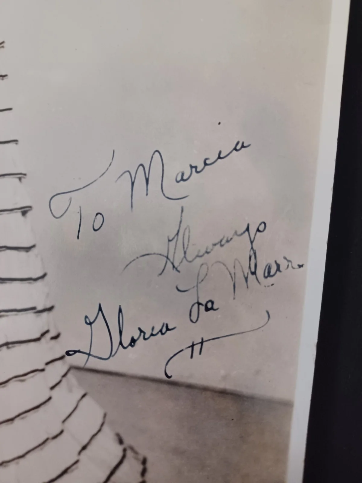 Gloria LaMarr Signed 8x10 Vintage Photo - Singer, Dancer, Entertainer, image 2