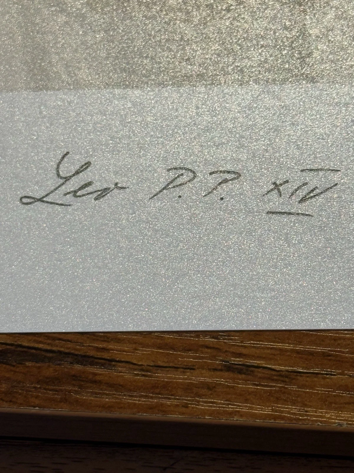 Pope Leo XIV Rare Autograph, image 2