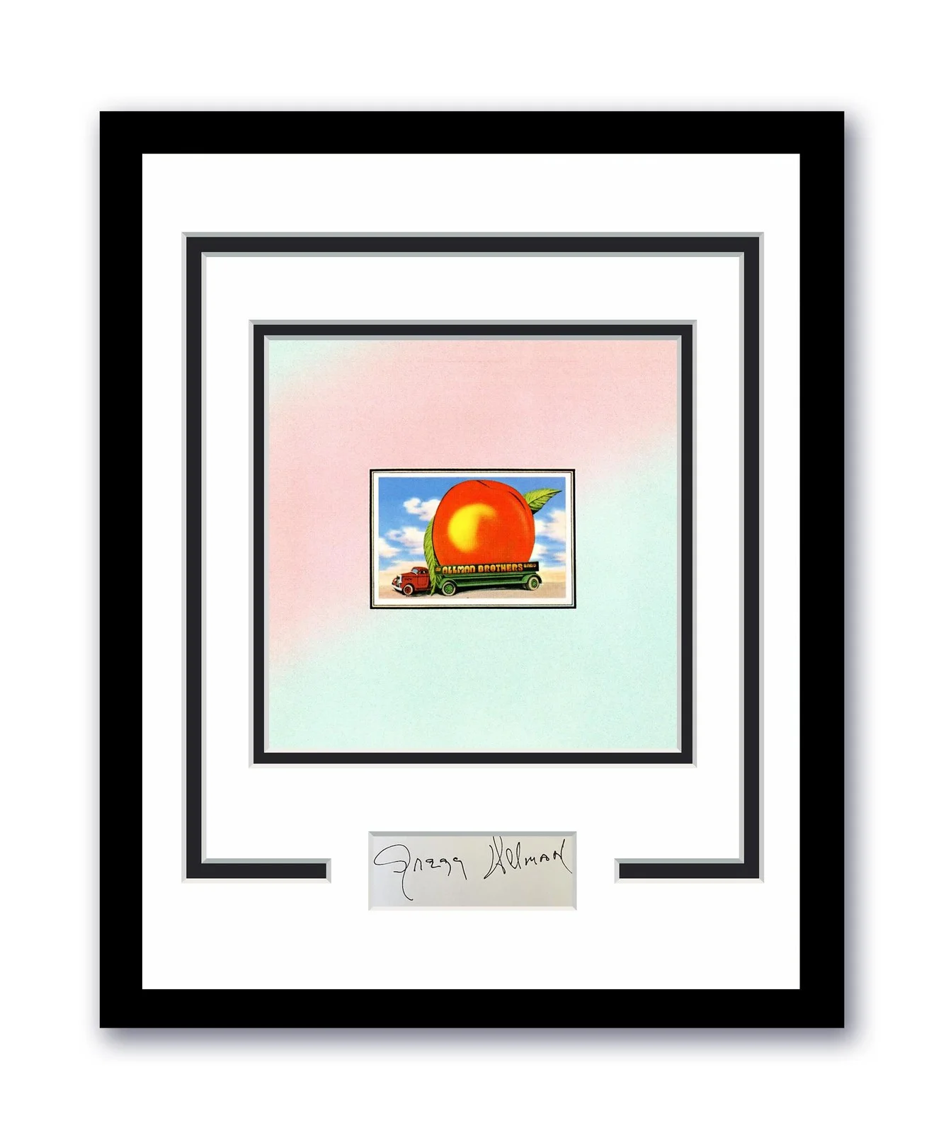Gregg Allman — Gregg Allman Autographed 11x14 Framed Photo Allman Brothers Eat A Peach ACOA