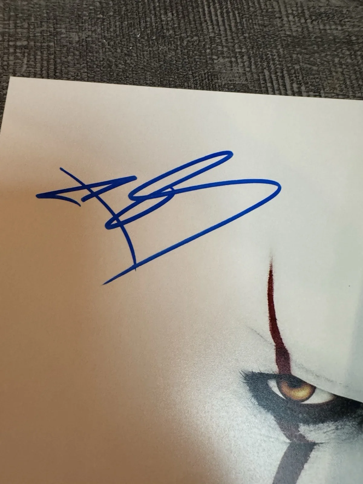 Bill Skarsgard — Bill Skarsgard IT Pennywise Movie Actor Producer Signed 8 x 10 Photo COA, изображение 2