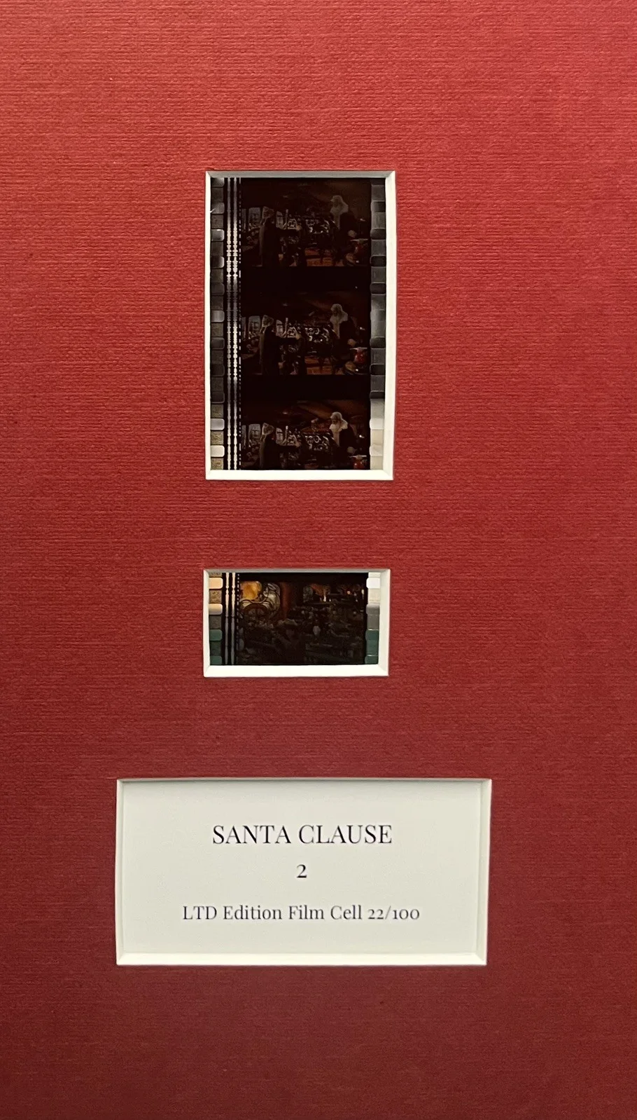 SANTA CLAUS 2. 35mm Film Cell Mounted Display, image 2