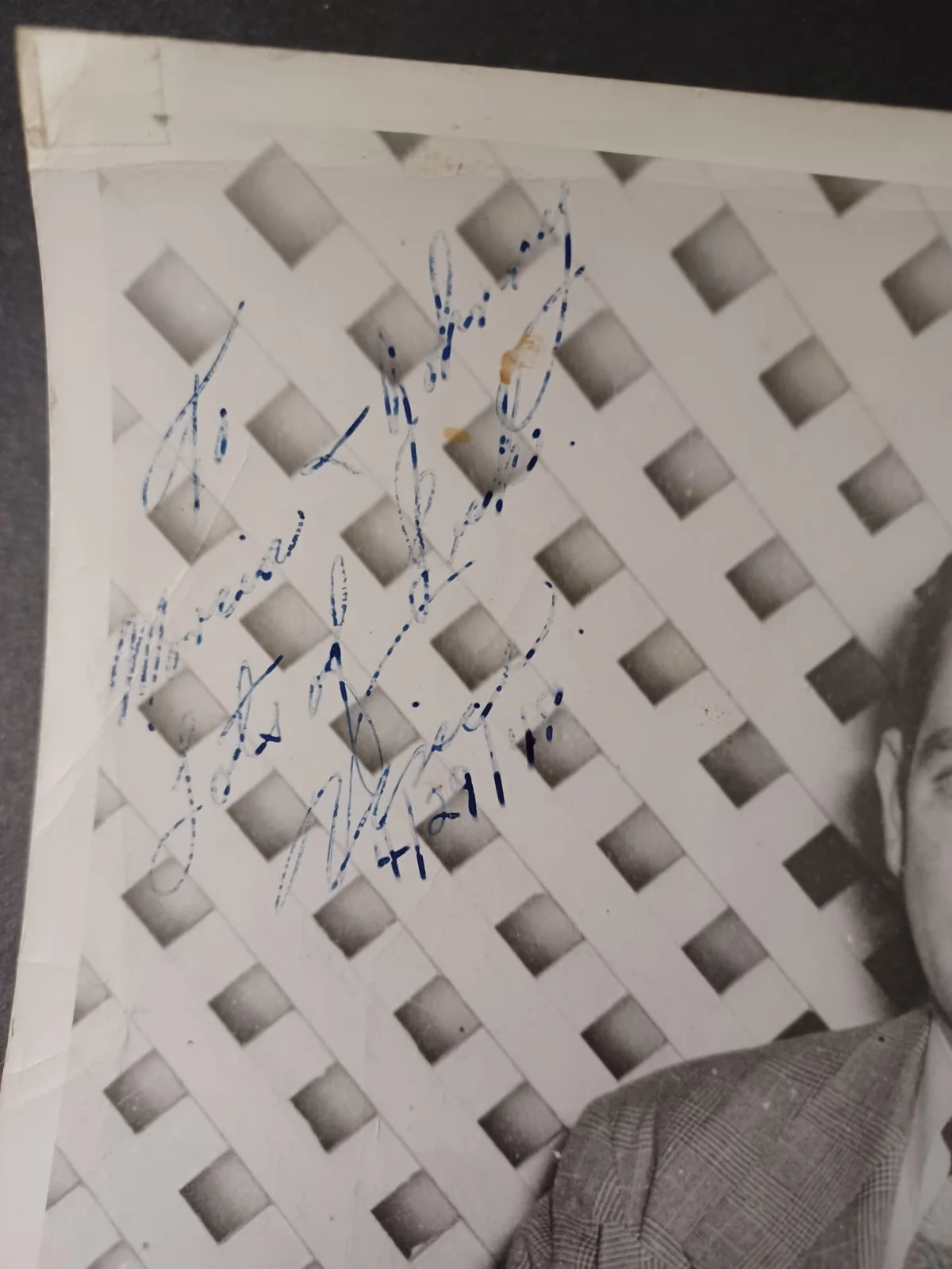 Vince Boylen Signed 8x10 Vintage Photo - 1940s Singer, image 2