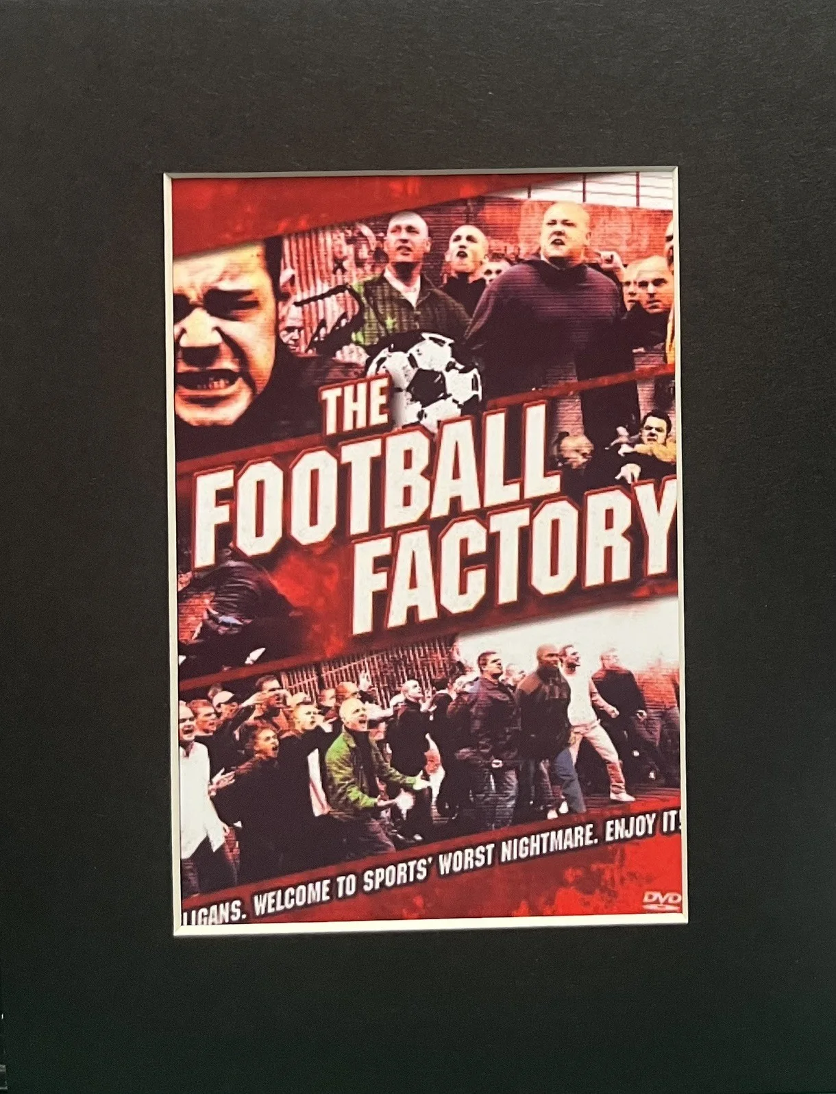 THE FOOTBALL FACTORY. . . 35mm Film Cell Mounted Display, изображение 3