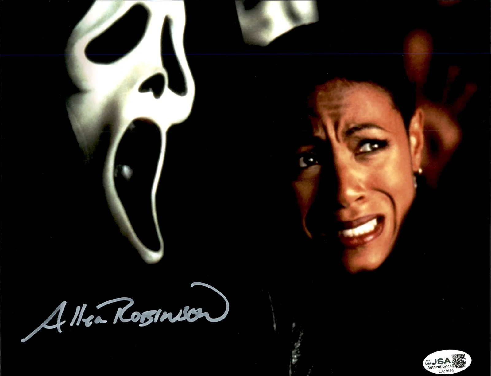 Allen Robinson — Allen Robinson Signed Scream 2 Ghostface 8x10 Photo #1 JSA COA
