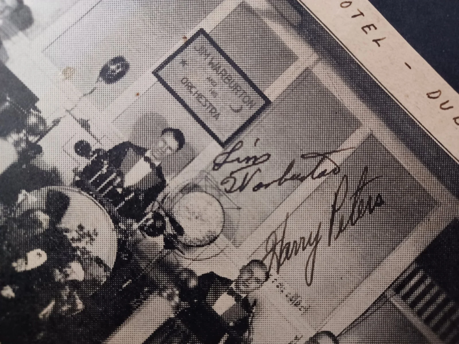 Jim Warburton, Frank Hamblen, Harry Peters Signed 1936 Photo -Orchestra/Big Band, изображение 2