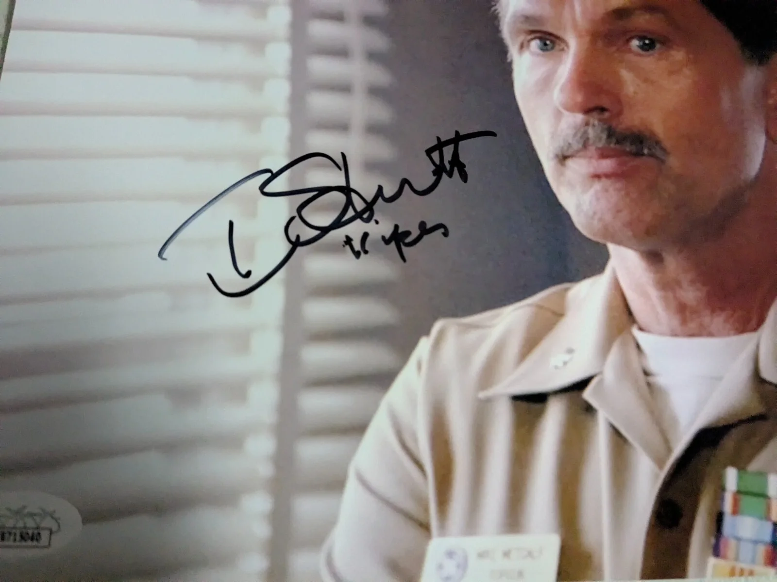 tom skerritt — TOM SKERRITT signed 8x10 PHOTO Viper Top Gun Autograph JSA COA C, image 2