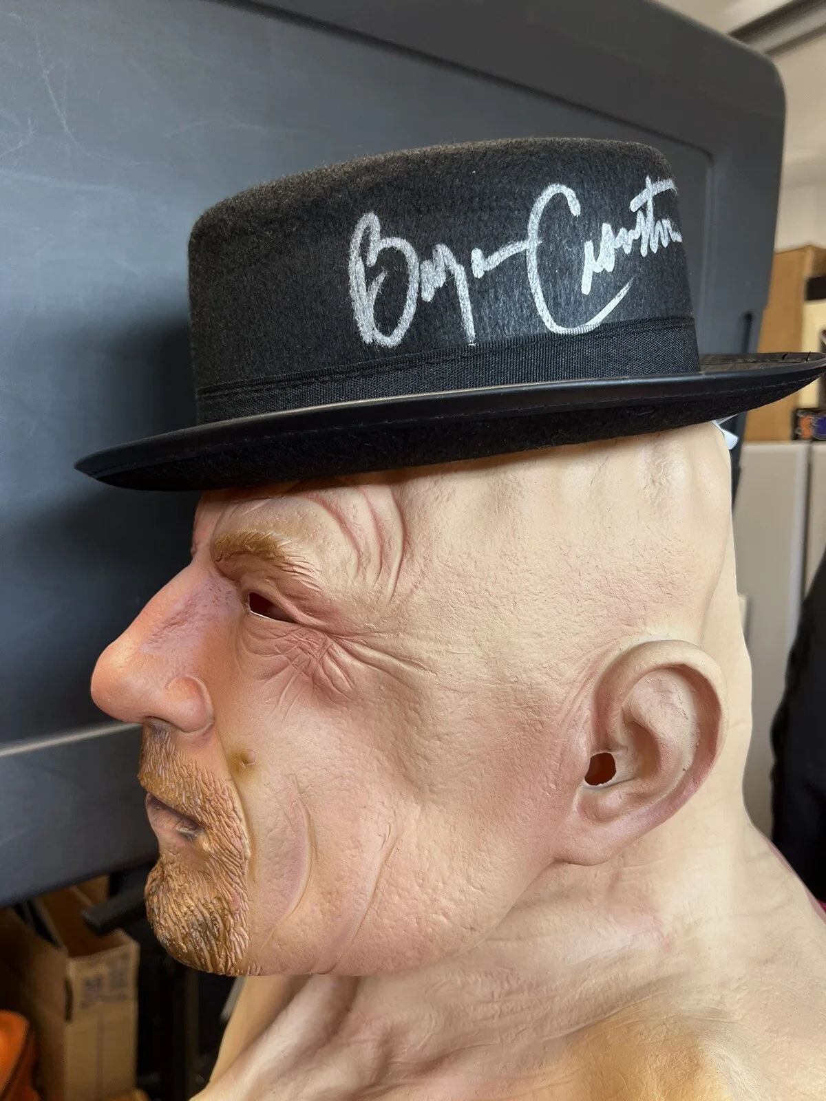 Bryan Cranston — Bryan Cranston Signed Autographed Breaking Bad Fedora Heisenberg PSA/DNA, image 2