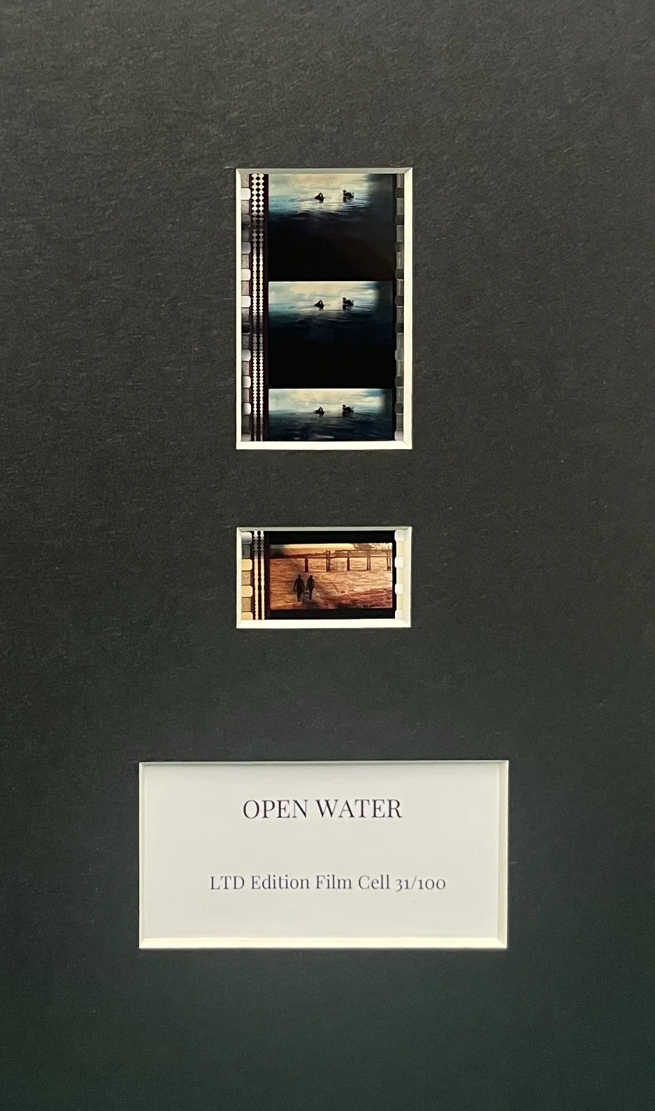 OPEN WATER. 35mm Film Cell Mounted Display, image 2