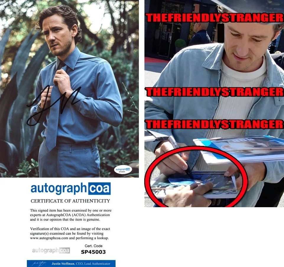 Lewis Pullman — Lewis Pullman signed Autograph 8x10 Photo EXACT PROOF Hot SEXY Top Gun ACOA COA