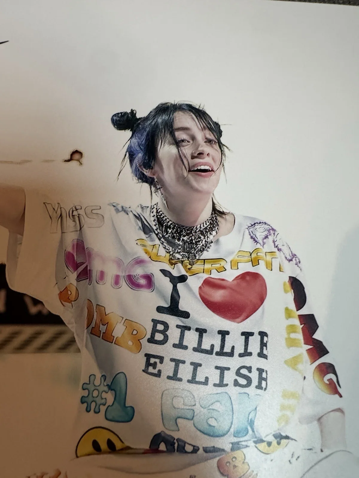 BILLIE EILISH Hand Signed Original 8x10" Authentic Autograph COA beautiful, image 3