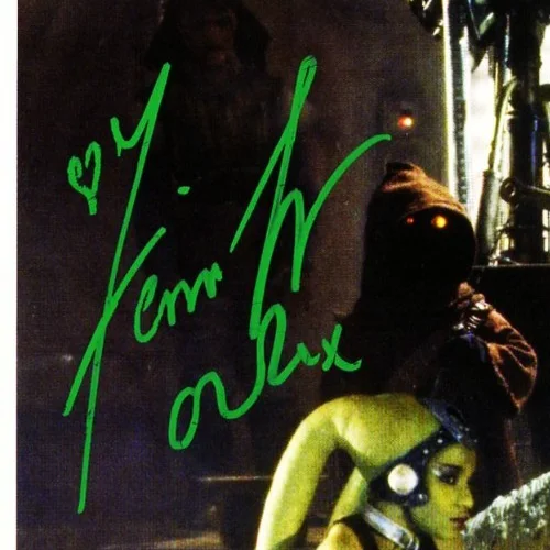 FEMI TAYLOR TOBY PHILPOTT, DAVE BARCLAY — FEMI TAYLOR TOBY PHILPOTT & DAVE BARCLAY Signed 8x10 Photo STAR WARS #BD74402, image 2