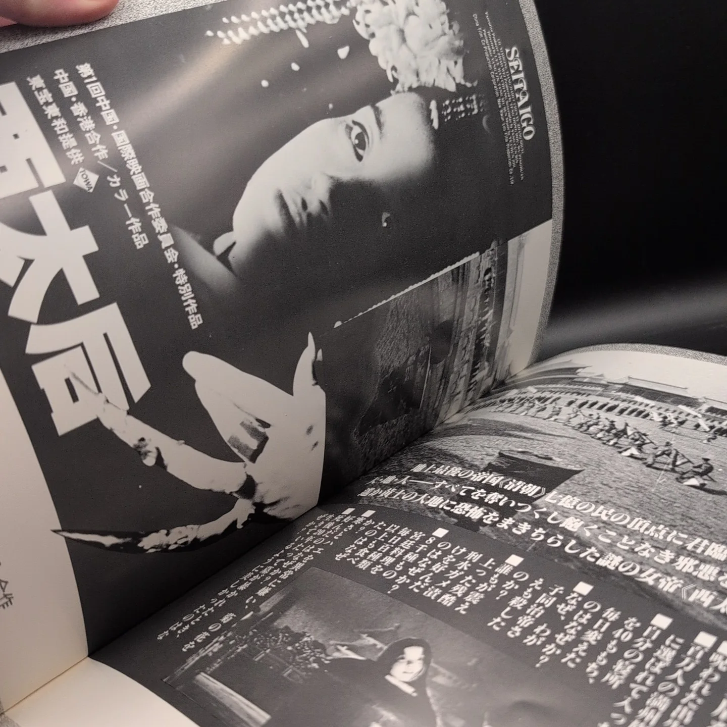 Sei Taigo Jiang Wen Film Programme 1986 Japan Import, image 3