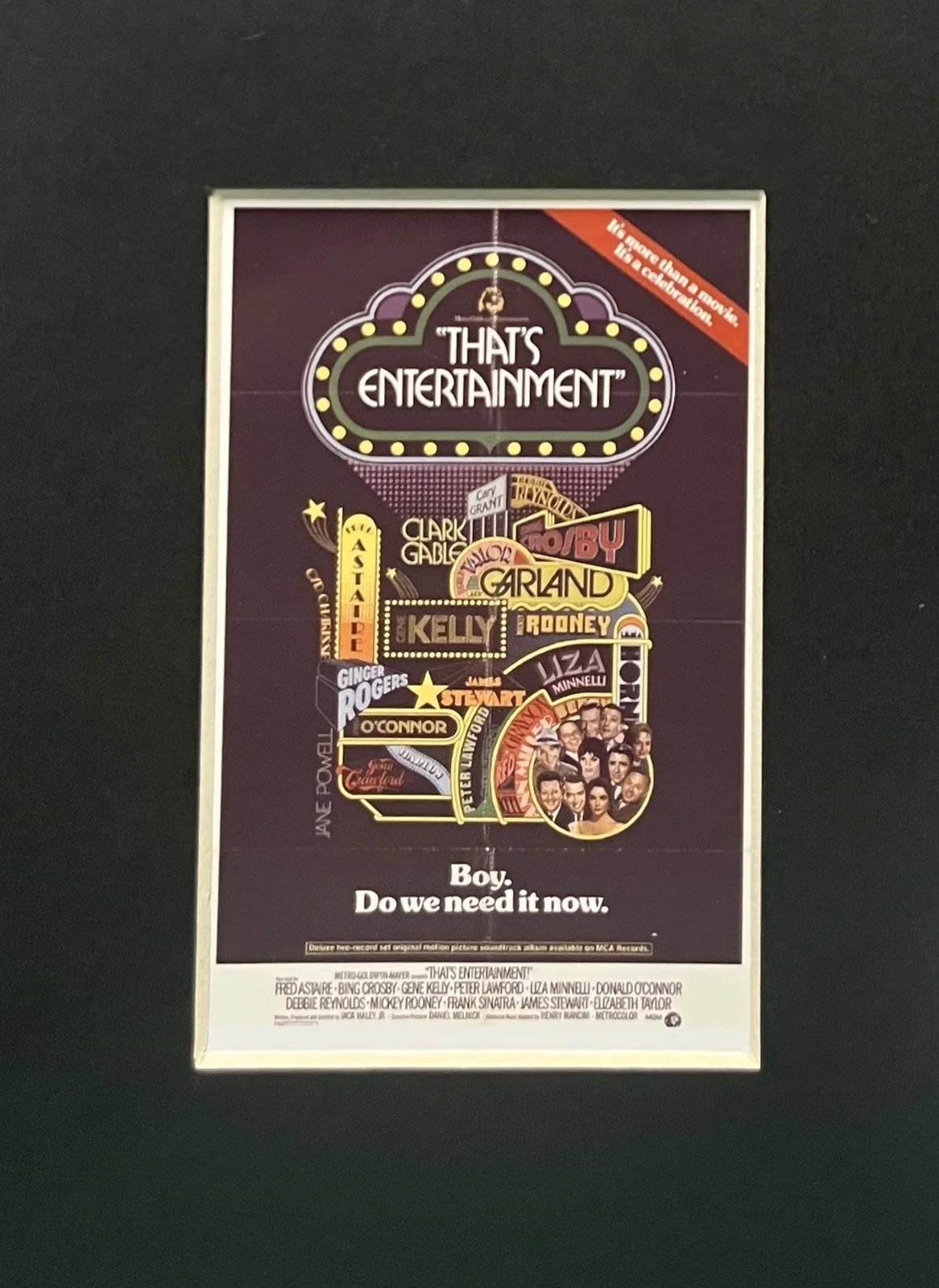 THATS ENTERTAINMENT . 35mm Film Cell Mounted Display, image 3