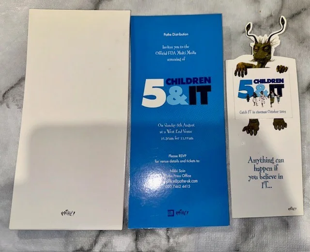 Exclusive 5 Children & It 2004 Press Cinema Screening Colour Brochure & Bookmark, image 2