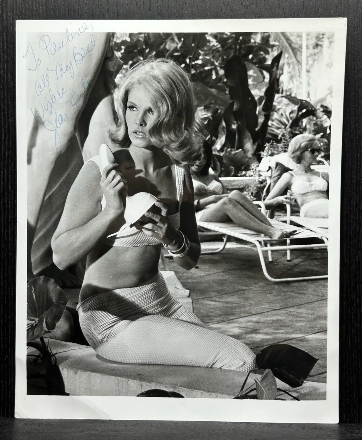Jean Hale — *** SEXY! JEAN HALE HAND SIGNED PHOTO *** JSA COA Actress Autograph * BATMAN, image 2