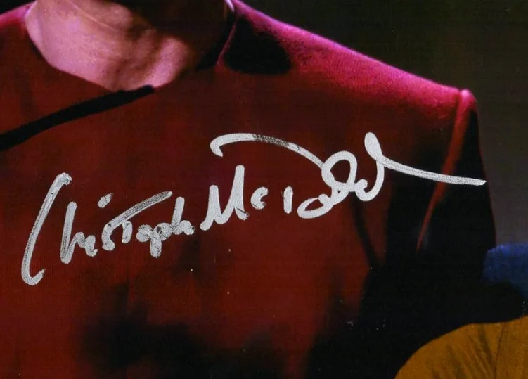 Christopher McDonald — CHRISTOPHER MCDONALD Signed 8x10 Photo "STAR TREK NEXT GENERATION" BAS #BT20345, image 2