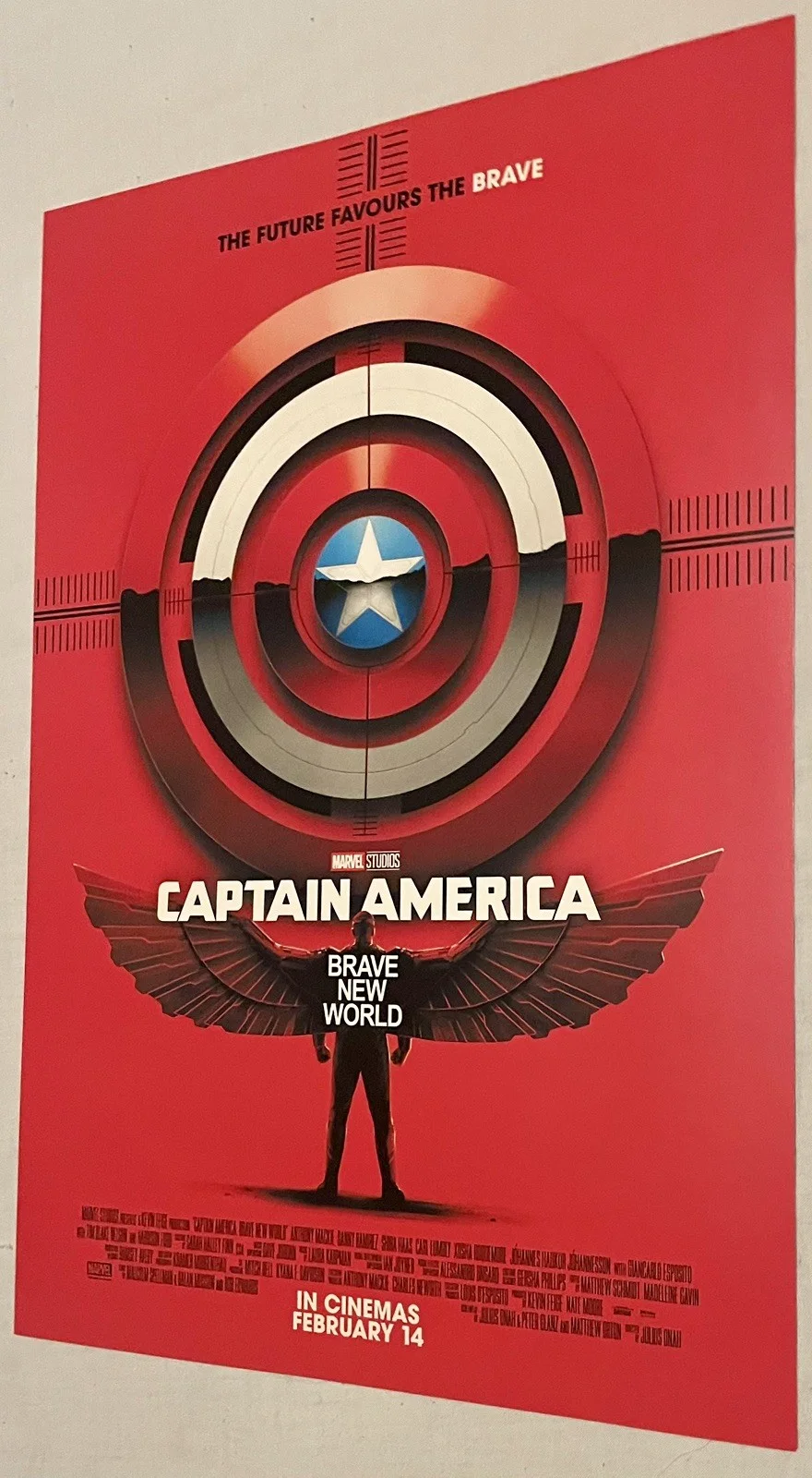 Captain America Brave New World / A3 Poster /Official Cinema Promo, изображение 3