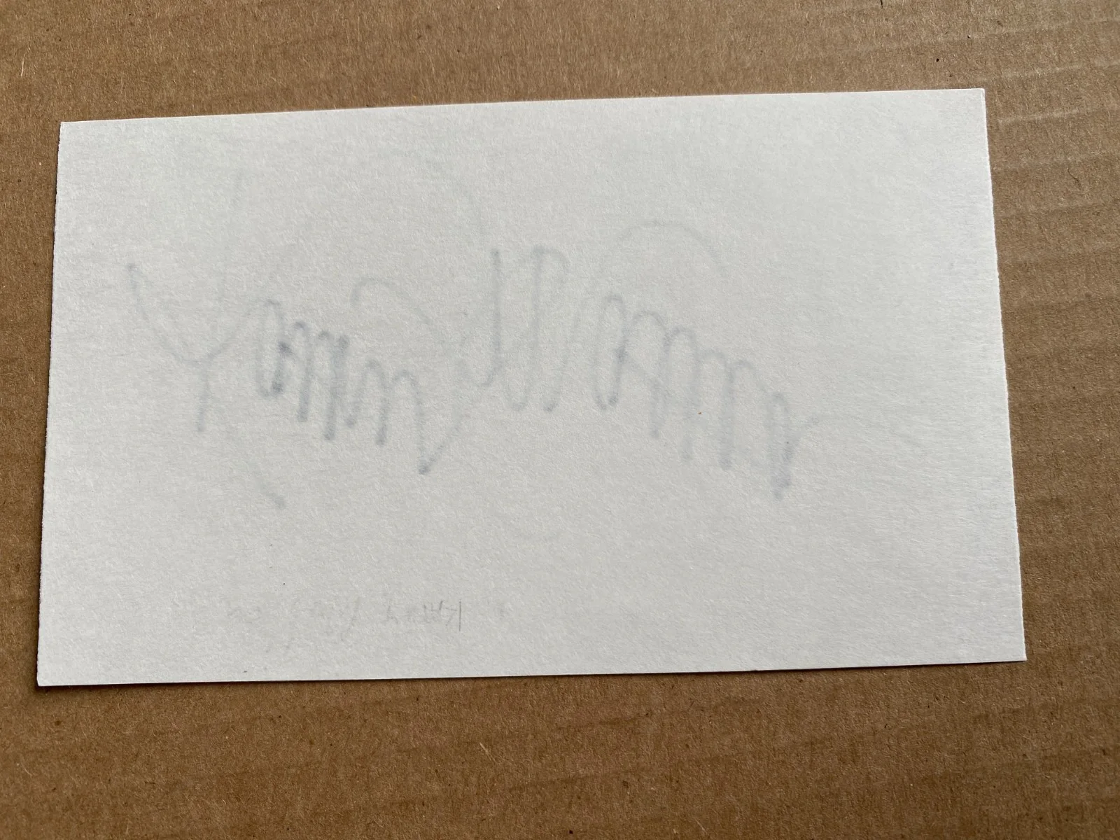Kathy Mattea signed index card country singer, image 2