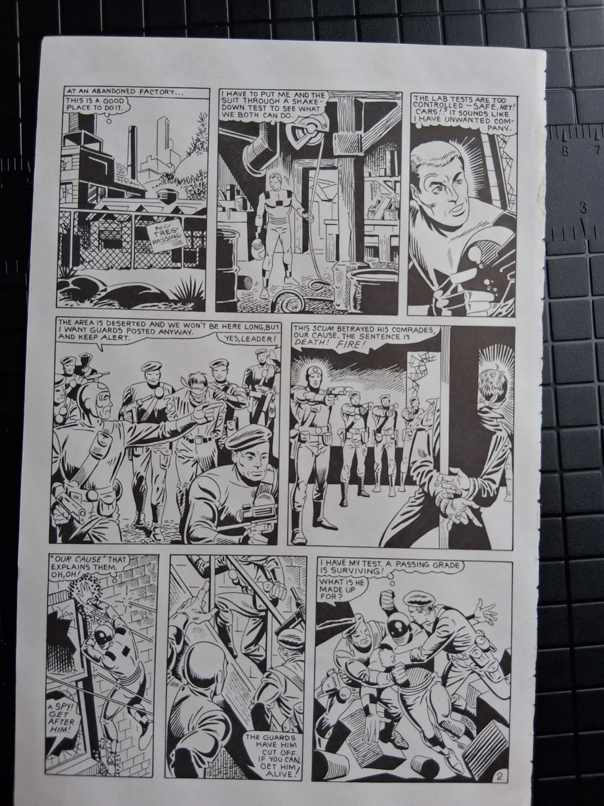 Steve Ditko Spider Man Creator Comic Book Page Signed 6x9 Autograph Authentic, image 3