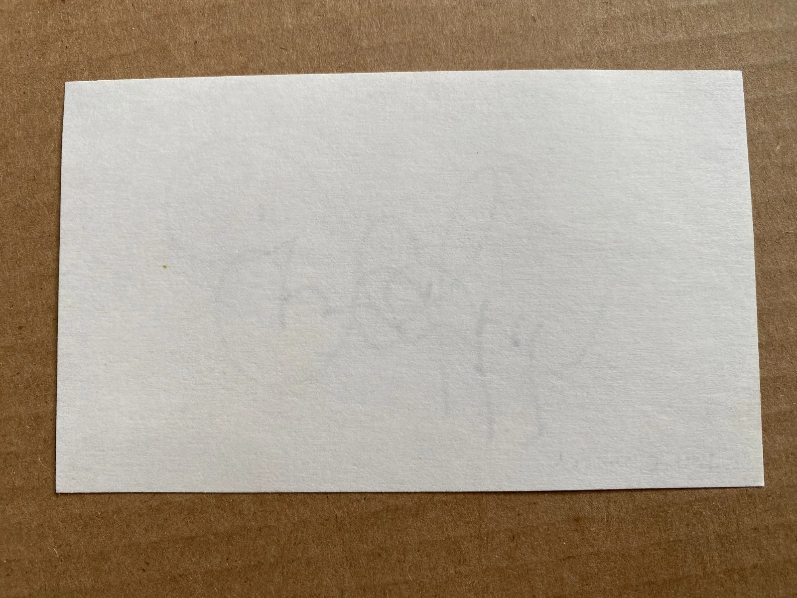John O’Hurley signed index card Seinfeld, image 2