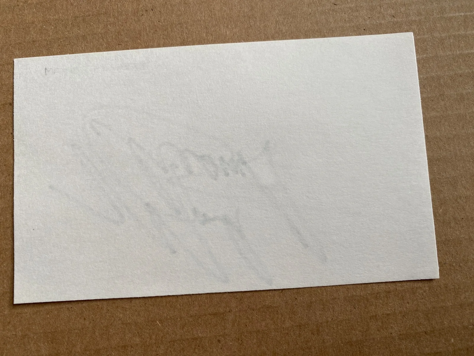 Mark Chesnutt signed index card country singer #2, image 2