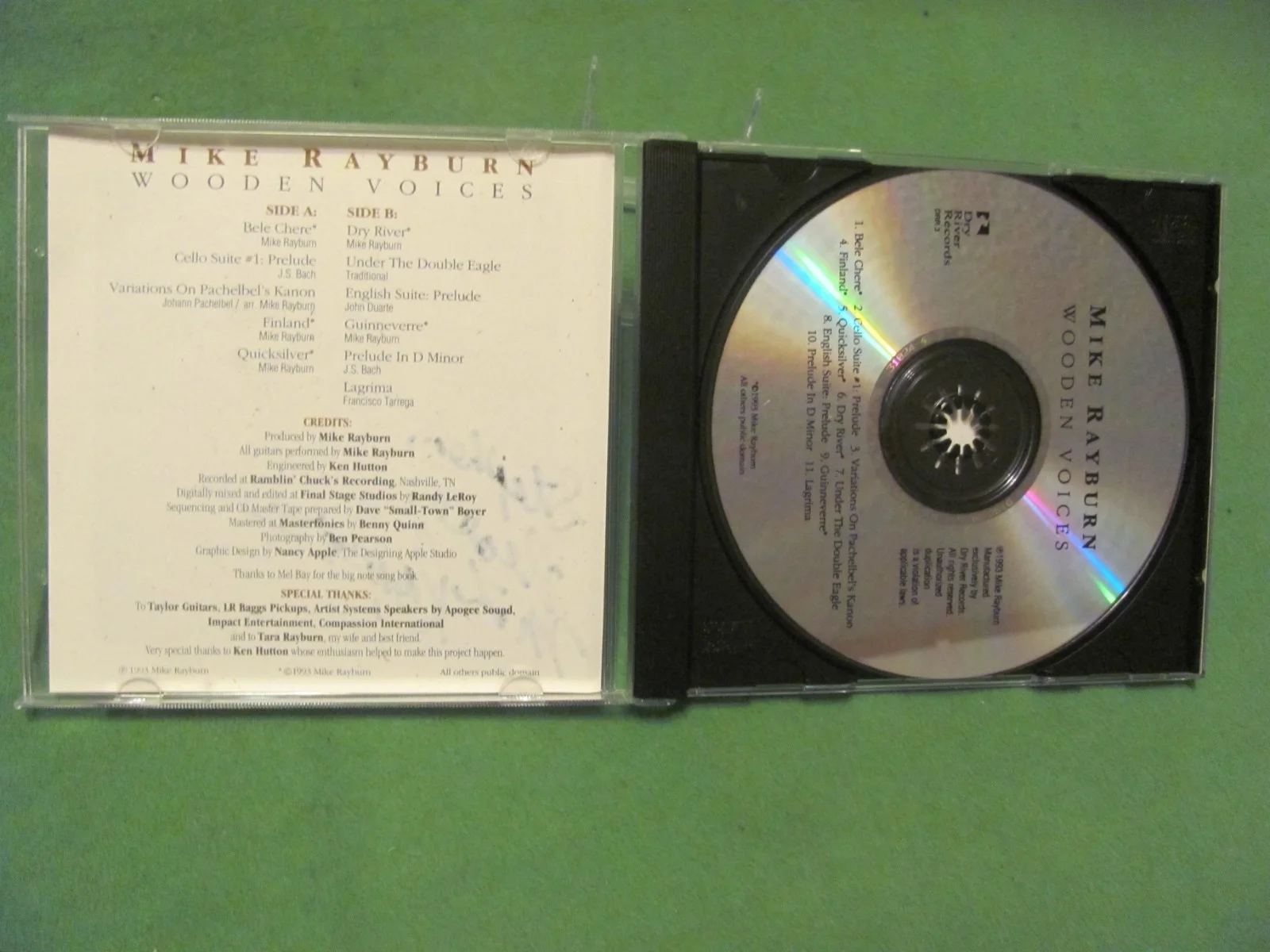 Mike Rayburn Wooden Voices CD Signed by Mike Rayburn, image 3