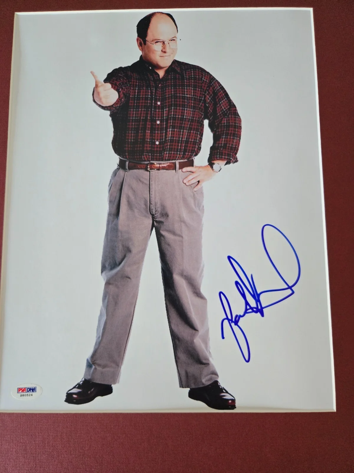 Jason Alexander Signed Photo Framed Display 16x20 PSA Seinfeld George Costanza, изображение 2