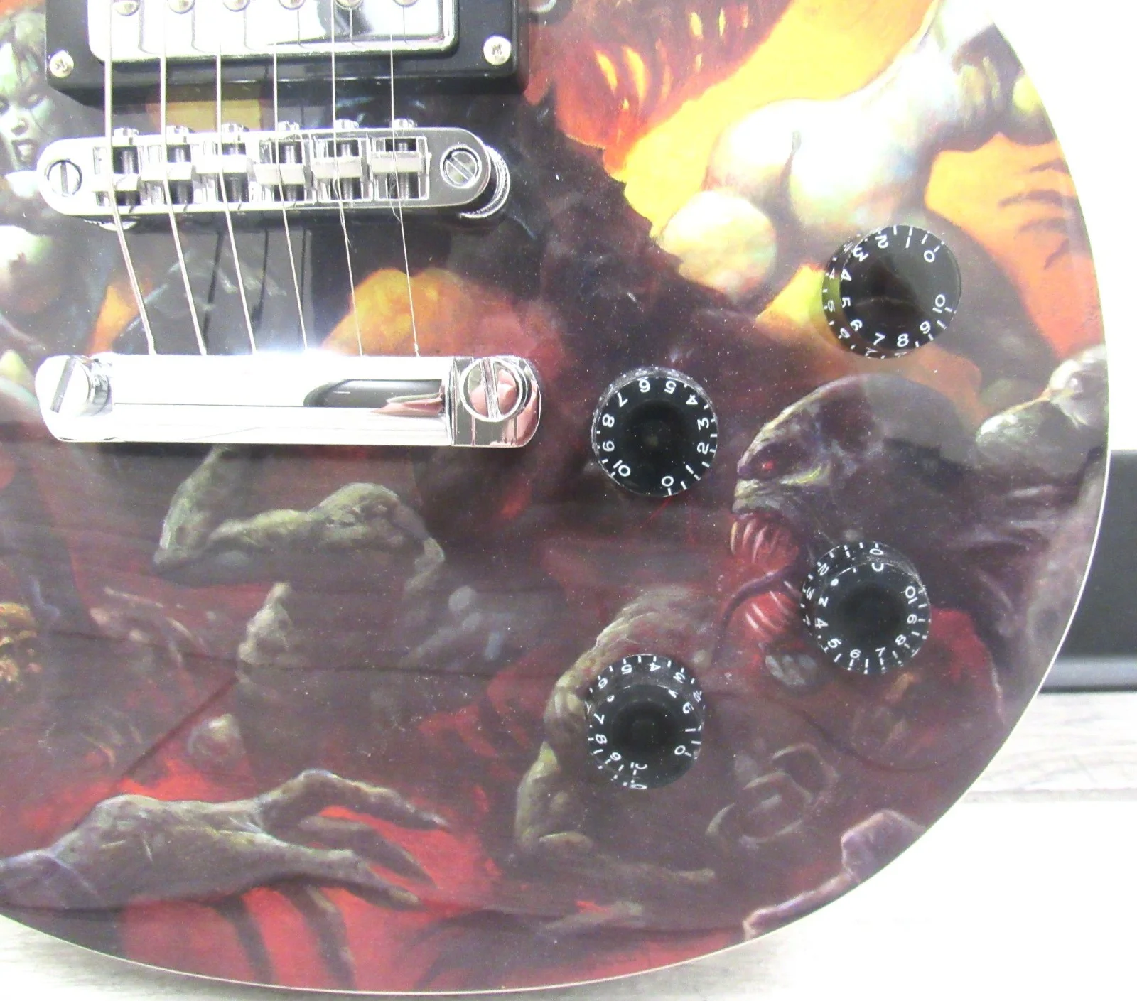 ROB ZOMBIE *SIGNED* Limited Edition #21 of 50 ASG GUITAR 100% GUARANTEED, изображение 5