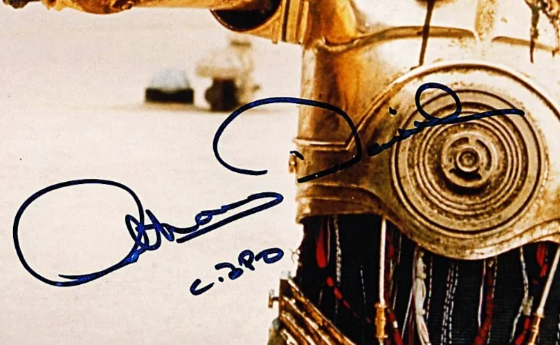 Anthony Daniels — ANTHONY DANIELS Signed 8x10 OPX Photo "STAR WARS" C3-PO Beckett #BT20344, image 2