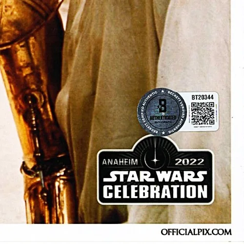 Anthony Daniels — ANTHONY DANIELS Signed 8x10 OPX Photo "STAR WARS" C3-PO Beckett #BT20344, image 3