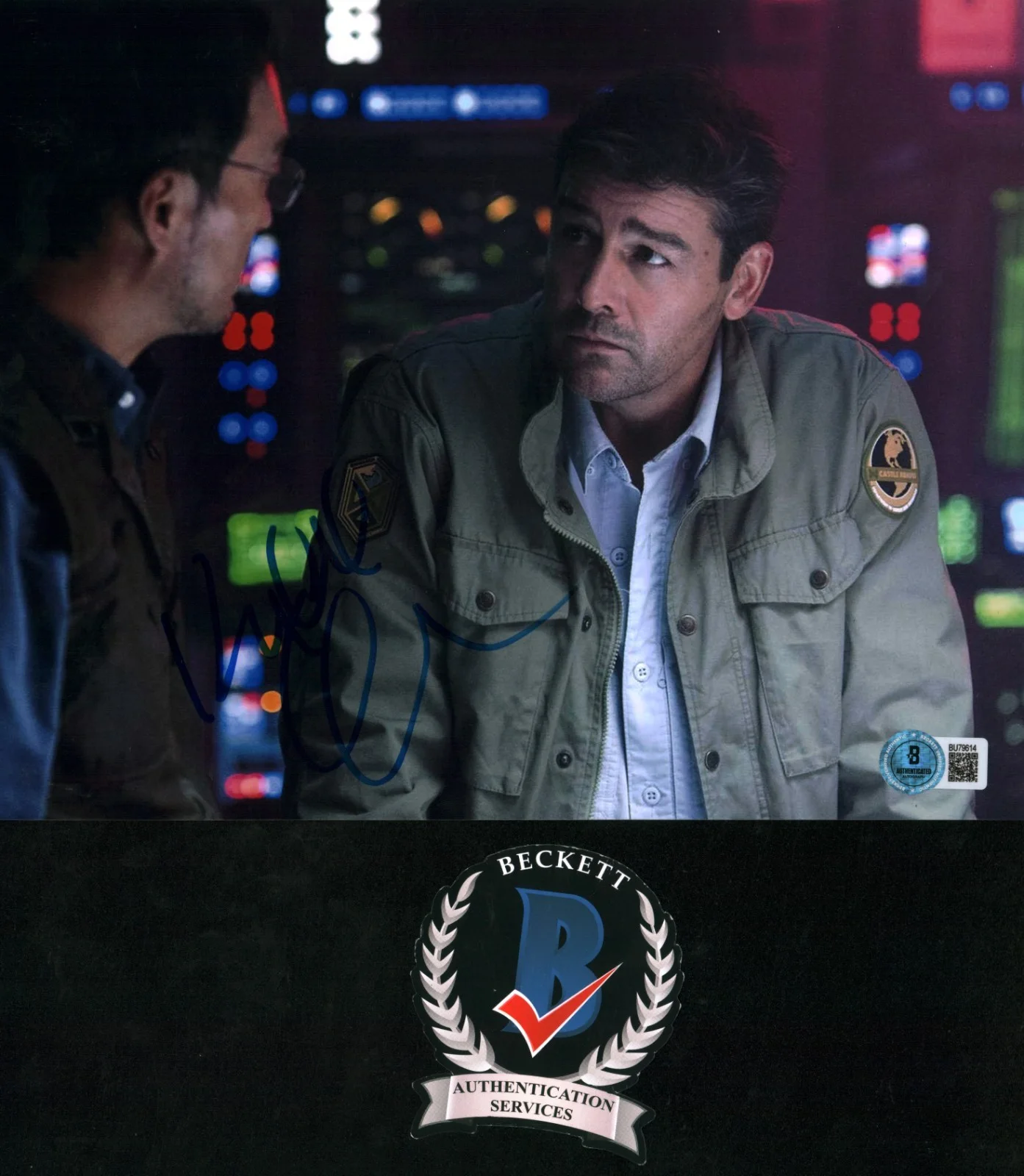 kyle chandler — Kyle Chandler Signed Godzilla King Kong 8x10 Photo BAS COA King Of Monsters