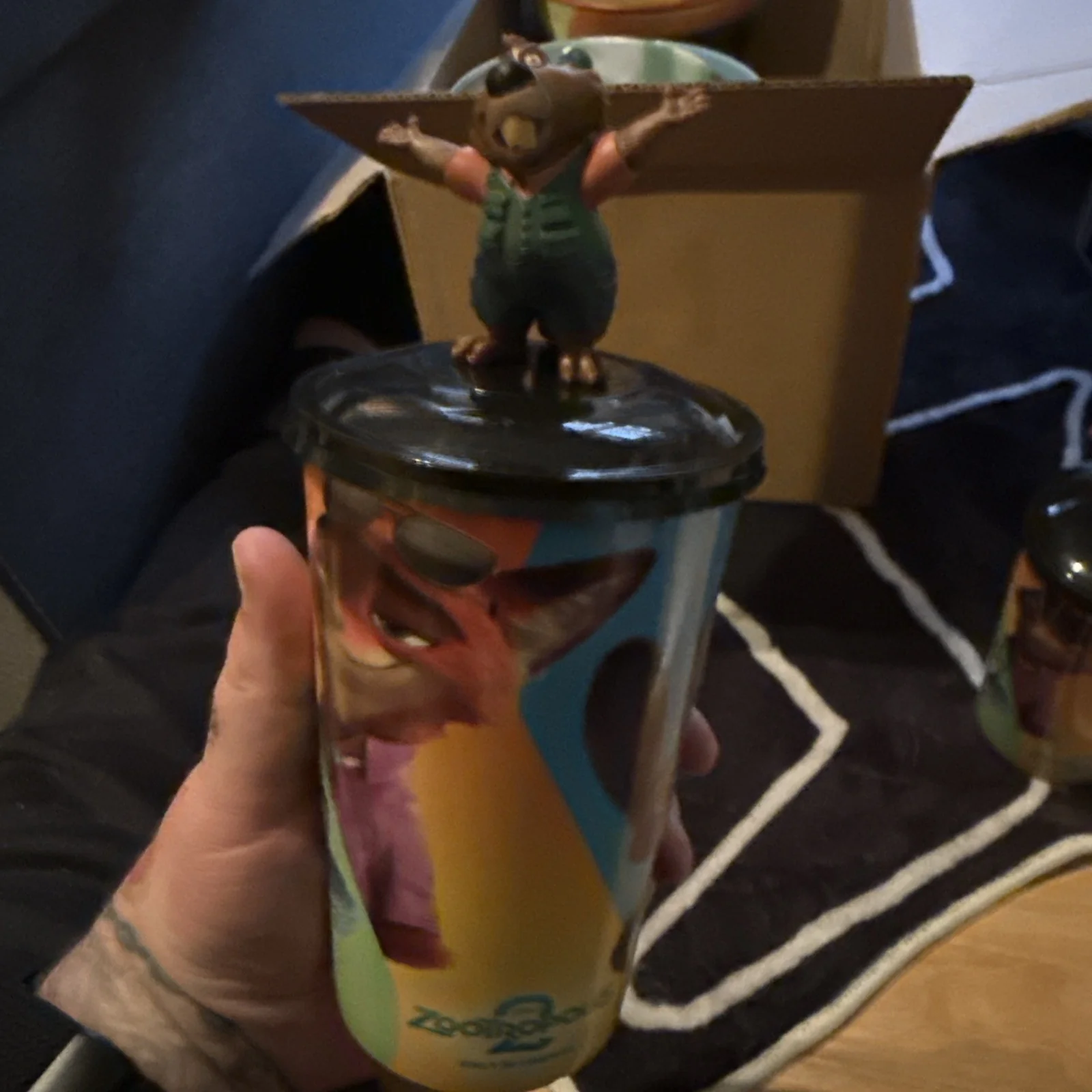 Zootropolis/Zootopia 2 Cinema Drinks Cup NO Straw/Topper Exclusive Nibbles, image 5