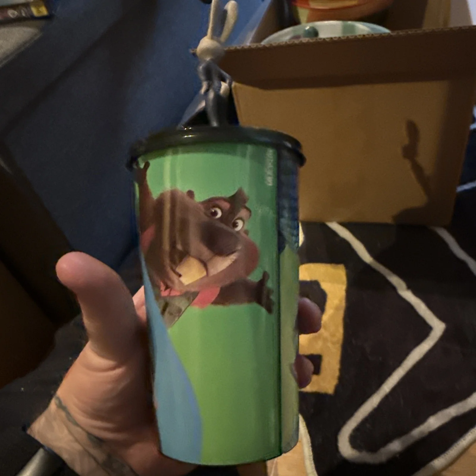 / Zootropolis 2 cinema drink cup with Judy figure no straw, изображение 3