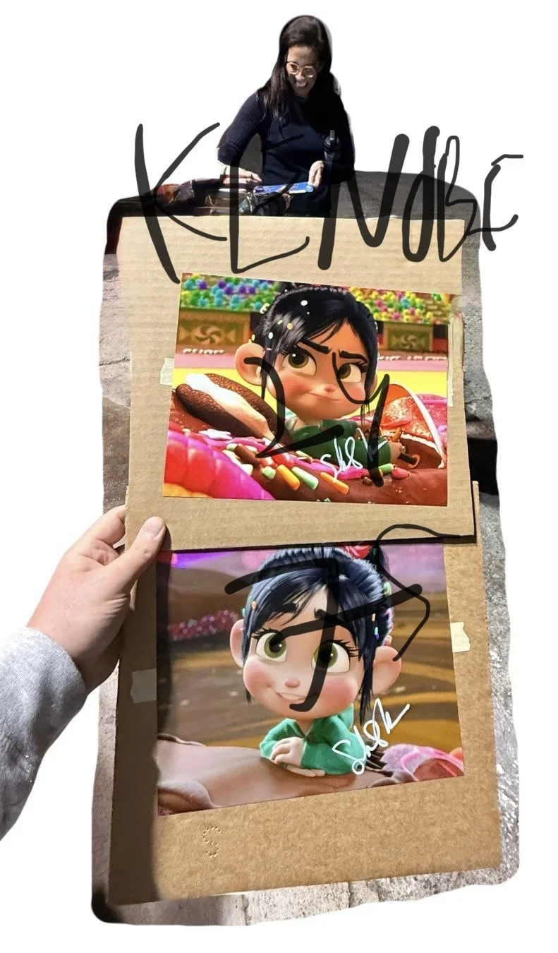 Sarah Silverman — Sarah Silverman Signed Vanellope Von Schweetz 8x10 PROOF, image 2