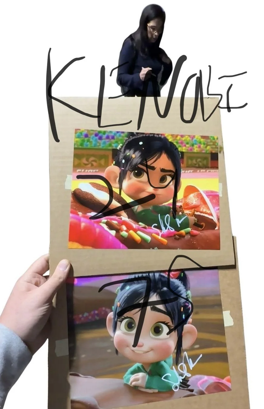 Sarah Silverman — Sarah Silverman Signed Vanellope Von Schweetz 8x10 PROOF, image 3