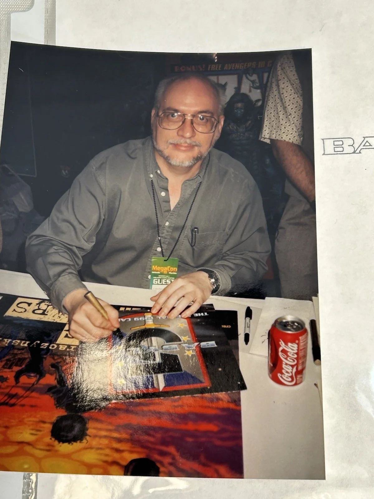 Jerry Doyle, J. Michael Straczynski, Jeff Conaway — Babylon 5 Final Episode Script Page Copy Signed By 4 Straczynski, Doyle, Conaway, image 3