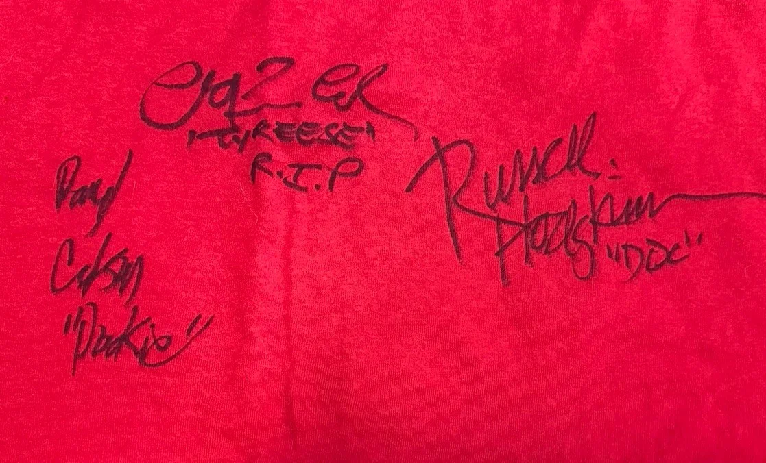 Chad L. Coleman, David Morrissey, Jeffery Dean Morgan, Nat Zang — Autographs The Walking Dead Walker Stalker Staff T-Shirt & Z Nation Negan Etc, изображение 2