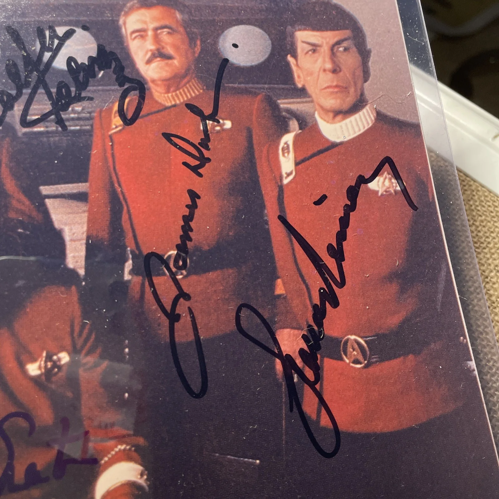 STAR TREK FULL ORIGINAL CAST Autograph Signed Photo RARE Photograph LOA/COA P, изображение 5