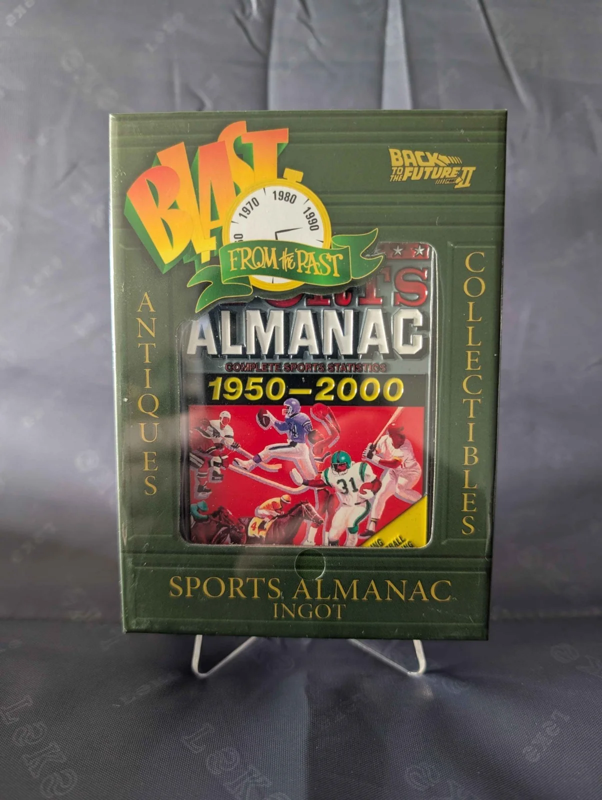 Back to the Future Limited Edition Metal Sport Almanac Ingot and Special Receipt, изображение 5