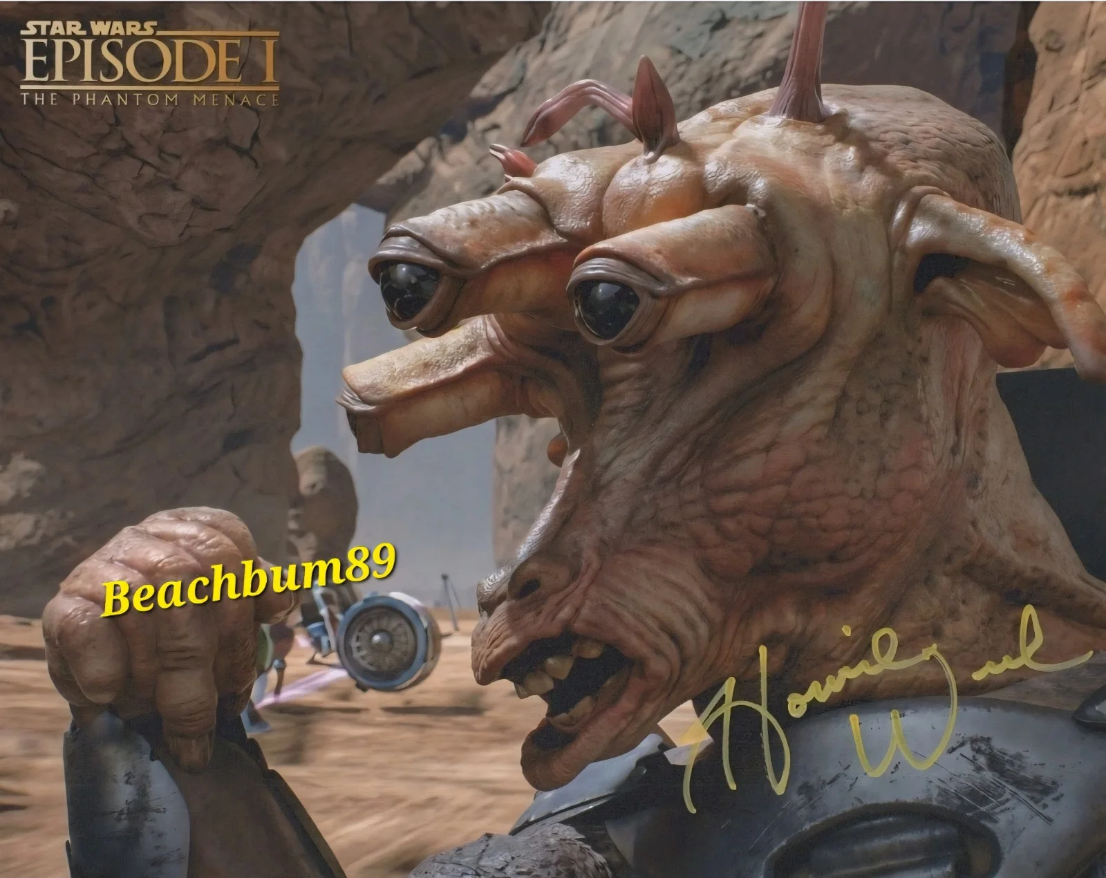 Howie Weed — HOWIE WEED Star Wars: Episode I "The Phantom Menace" autographed 8x10 Photo COA